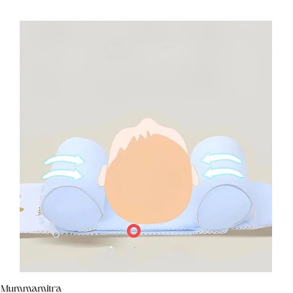 PillowTuck™– Baby Head Shape Protection | Adjustable Fit | Cotton-Soft Sleep Pillow